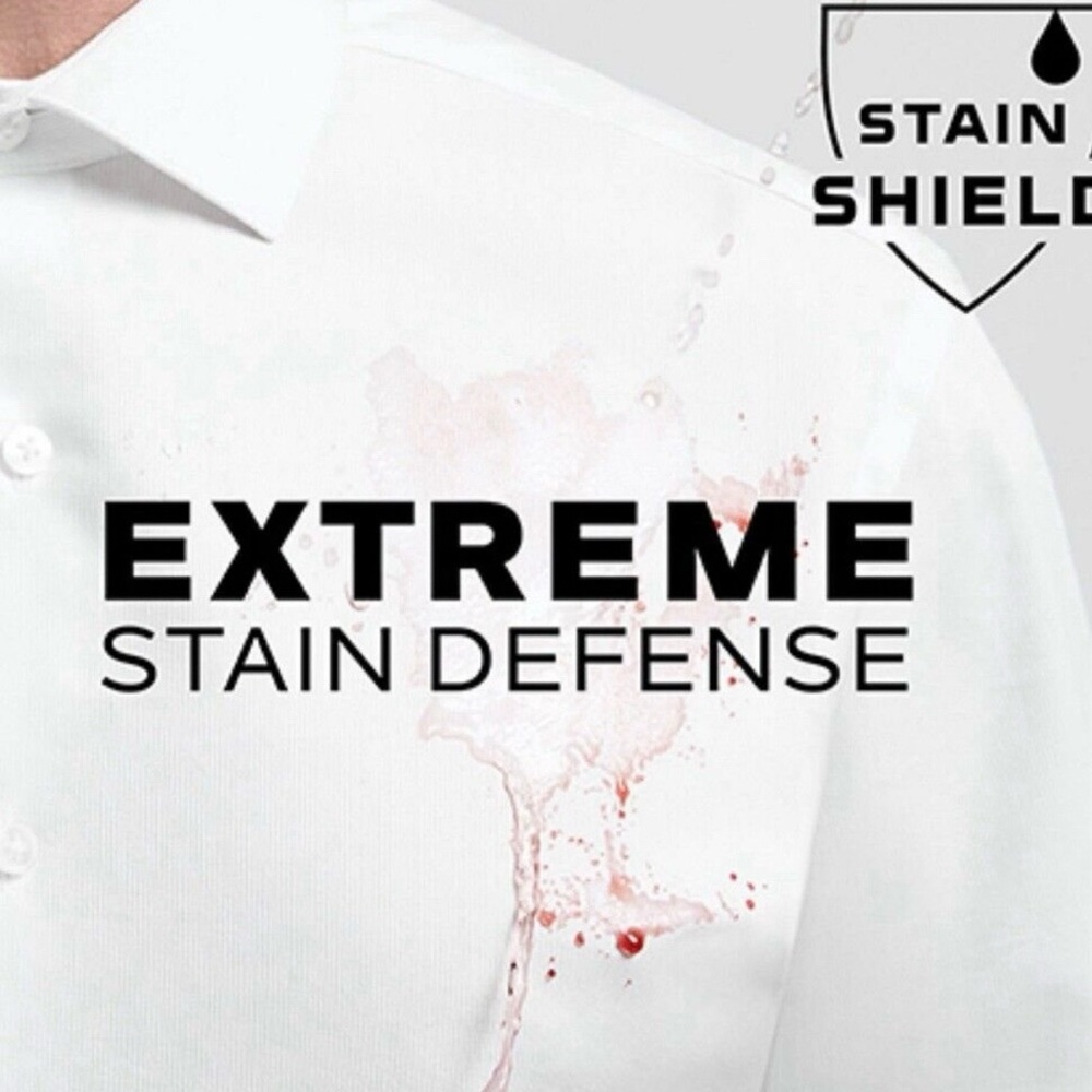 Van Heusen Big & Tall Stain Shield Dress Shirt SZ 18 2XL NWT - Picture 5 of 5